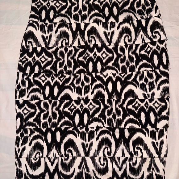 Enfocus Studio Brown and Off White Mini Dress - Picture 4 of 9